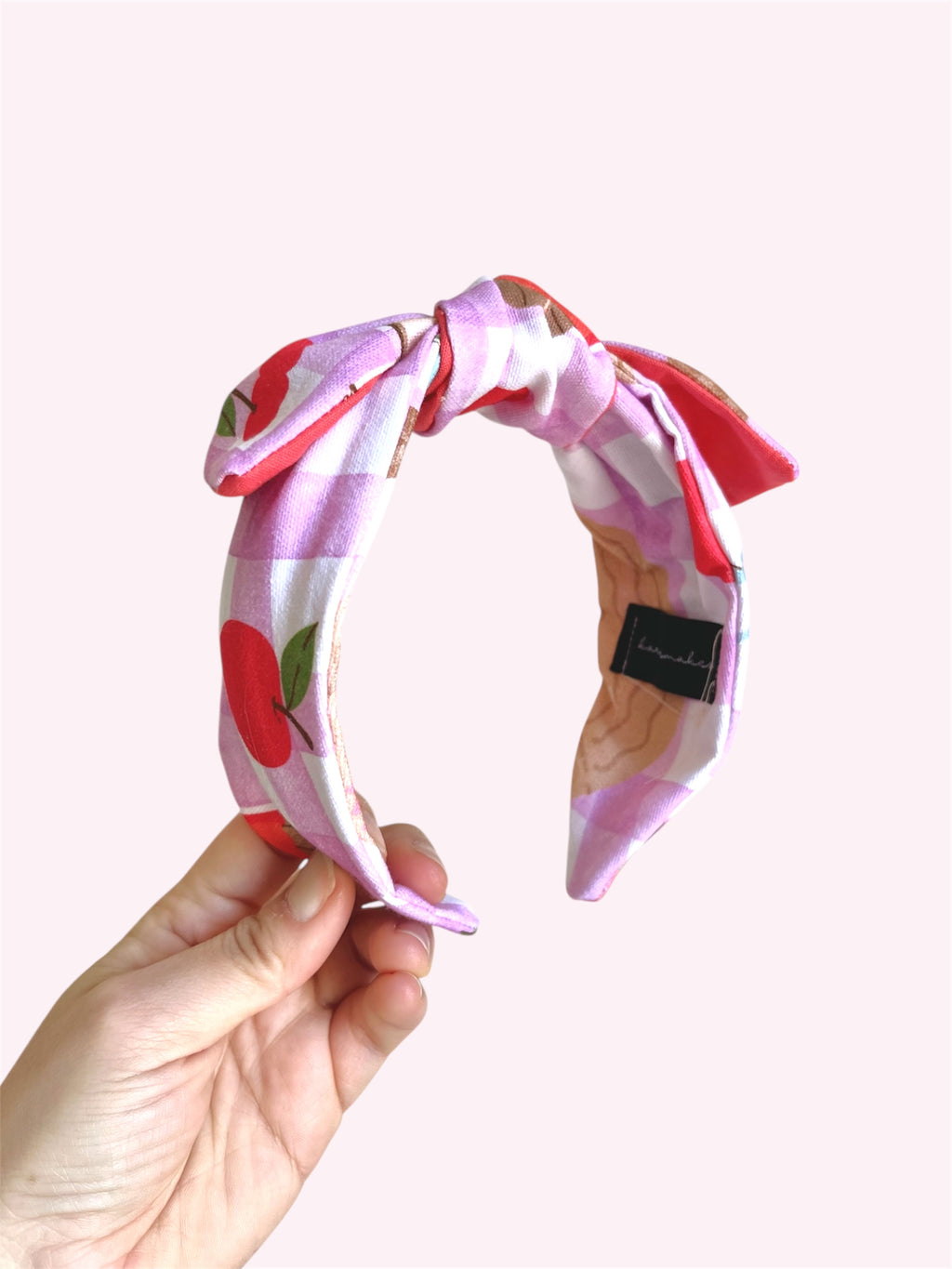 Peacock Platter | Square Bow Knot Headband