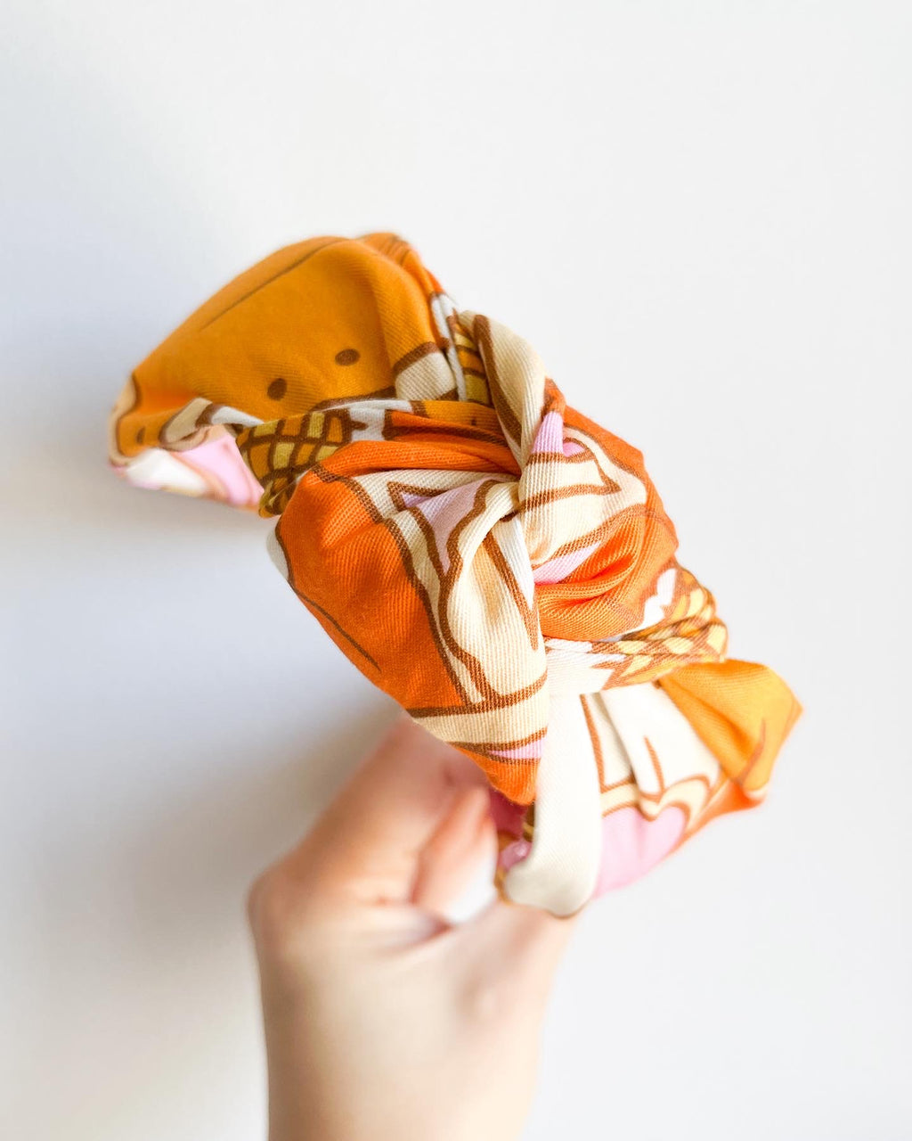 Retro Flowers | Top Knot Headband