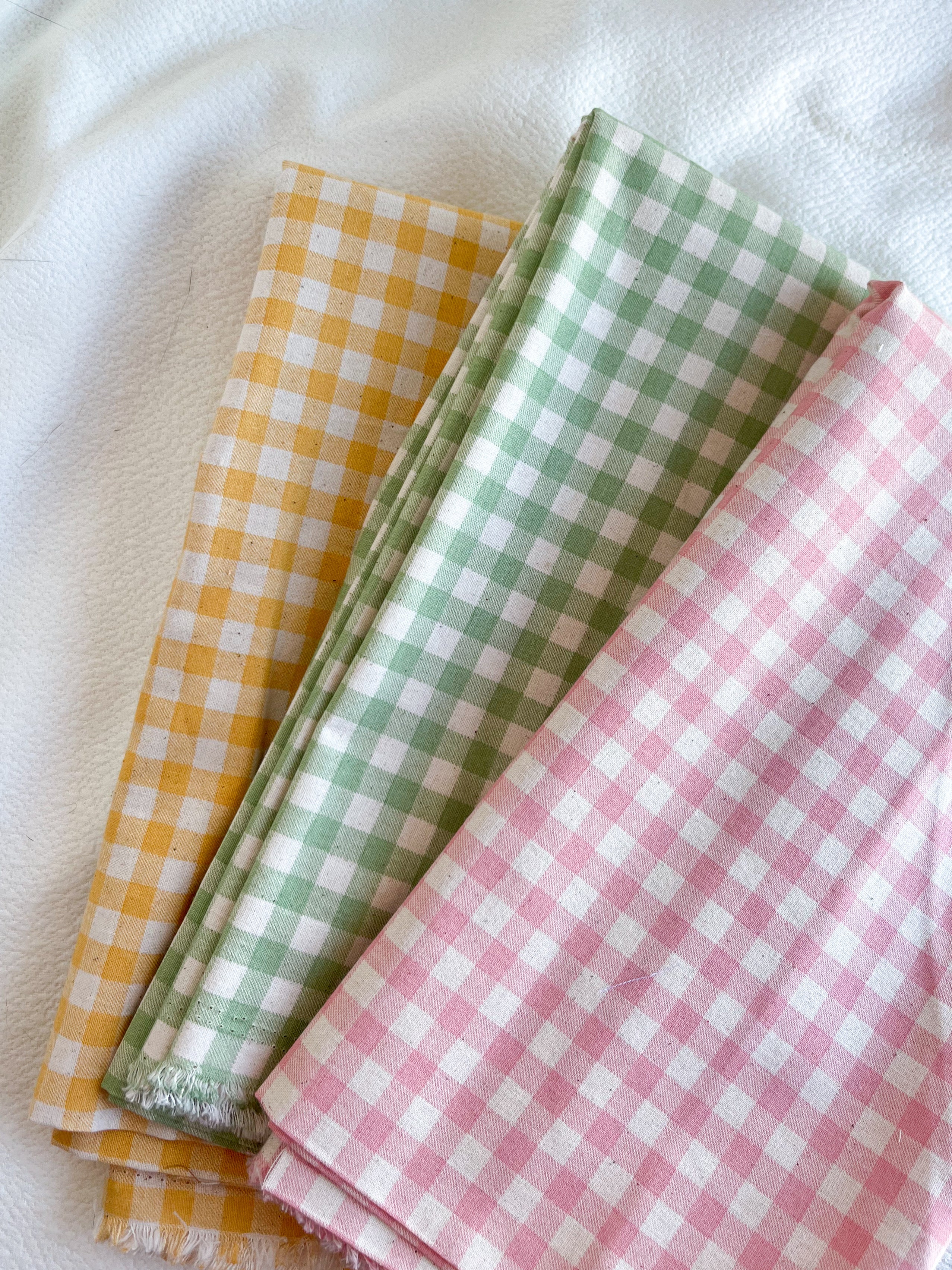 Organic Cotton | Gingham | Top Knot Headband