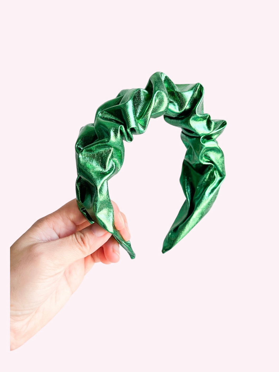 Festival | Metallic Foil Fabric | Ruffled Headband
