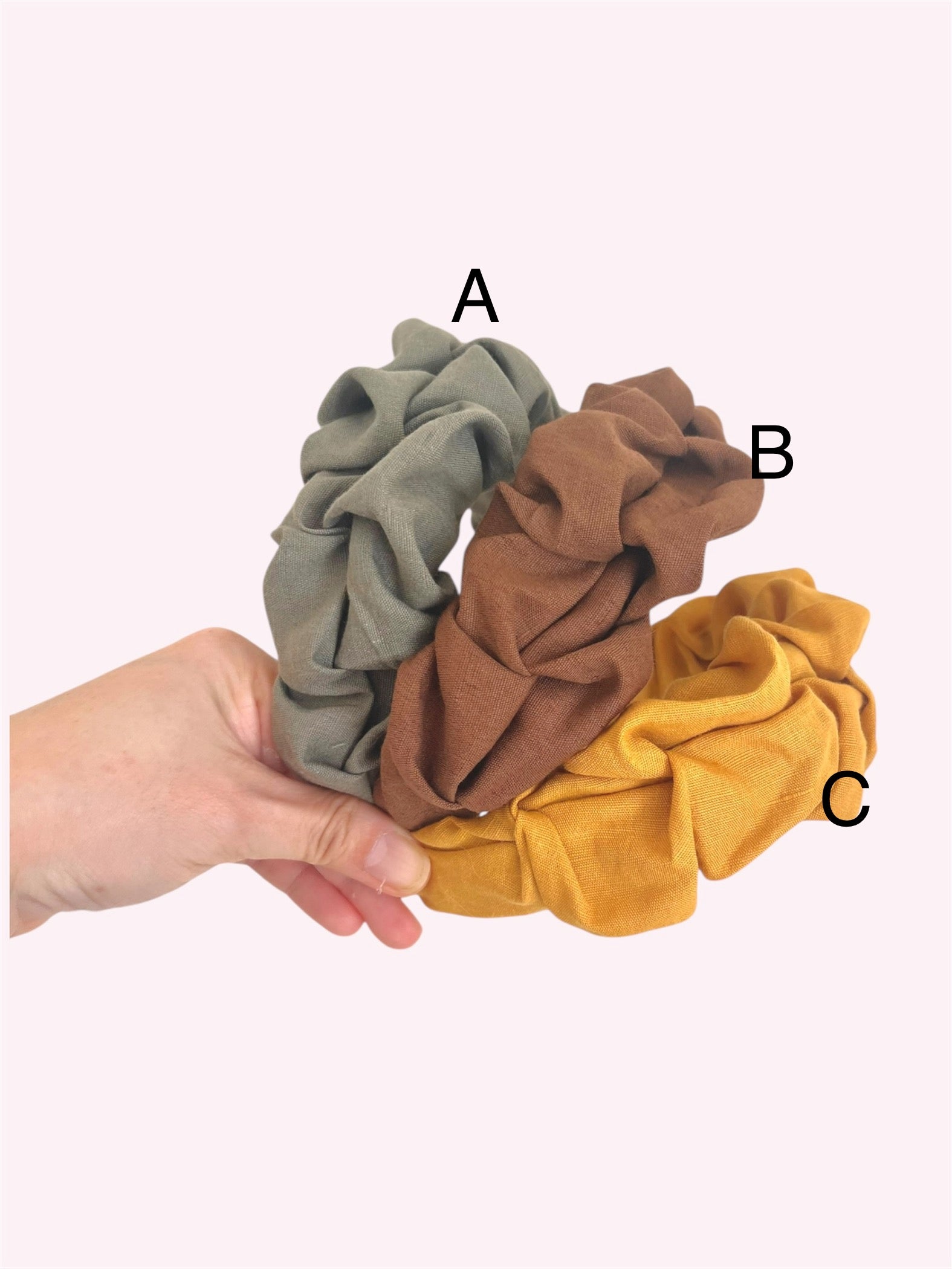 Linen Ruffled Headband