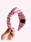 Multicolour Gingham | Top Knot Headband