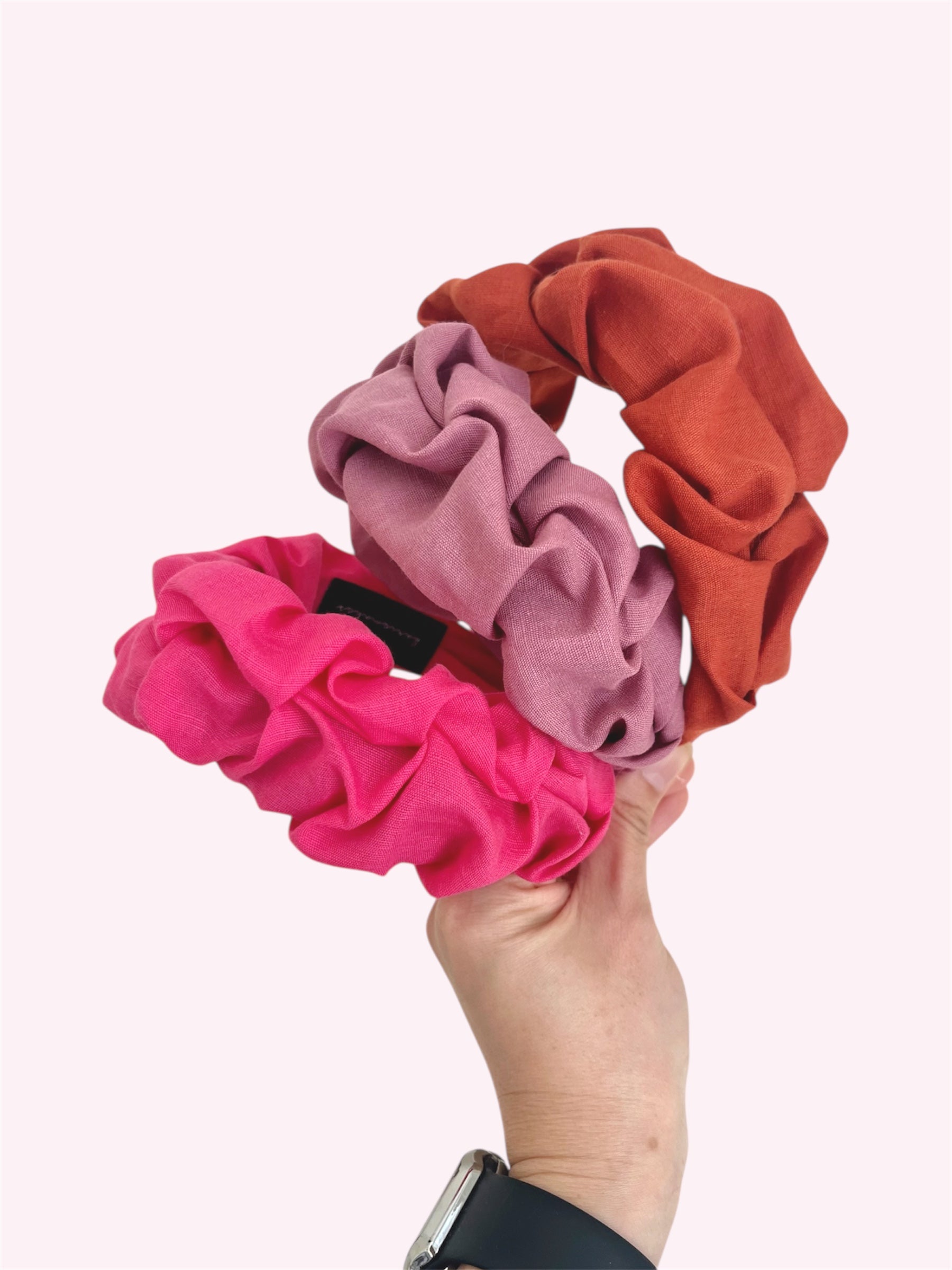 Linen Ruffled Headband