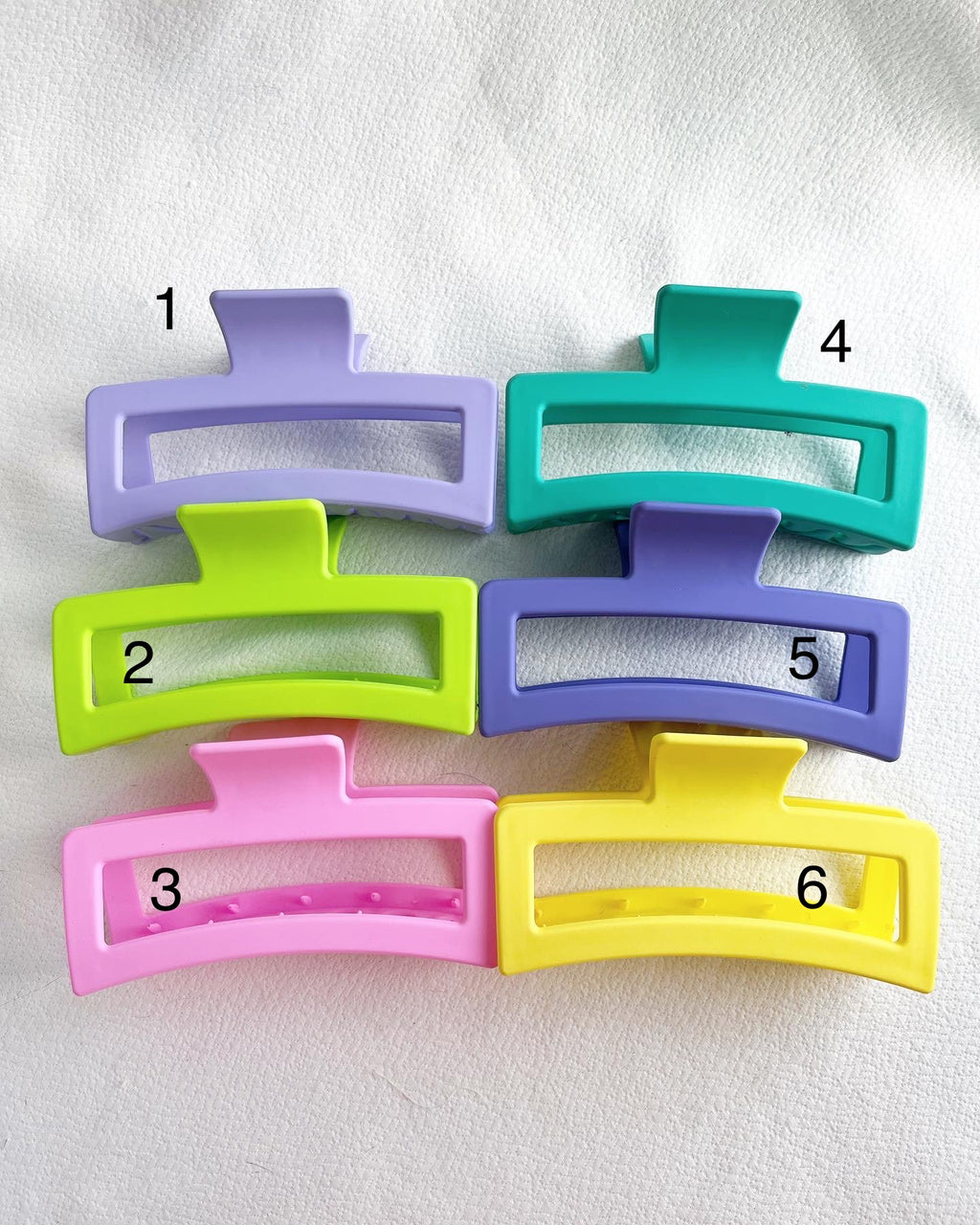Maggie | Matte fun colours | XXL Hair Claws